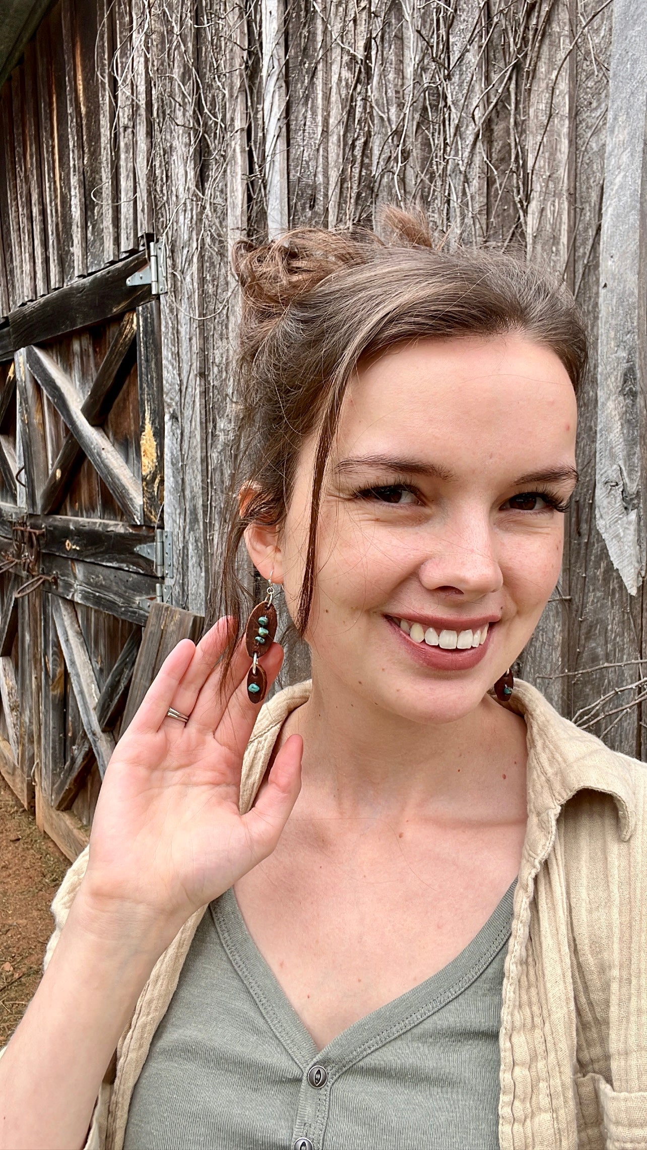 Waterfall Turquoise Earrings